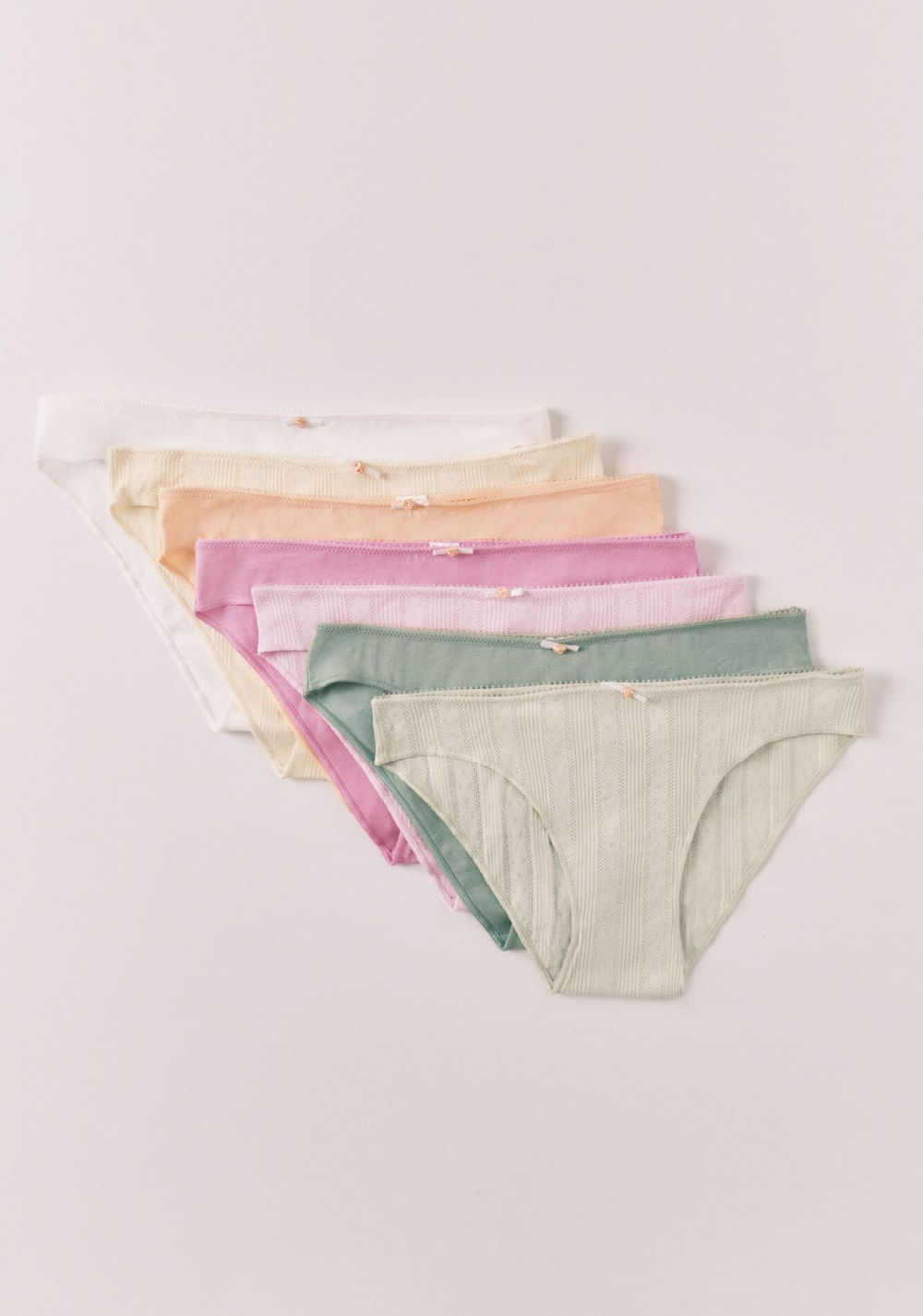Pack 7 Panties Clásicas Pointelle Mix Es Women Secret