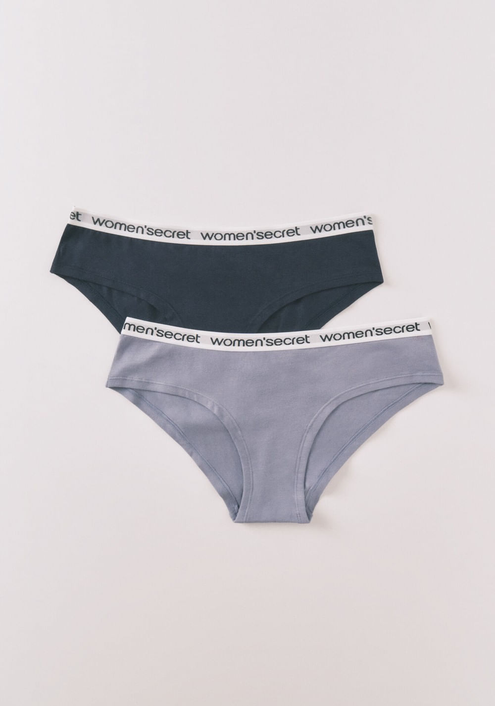Pack de Panties Brasileñas Anchas con Logo Women Secret