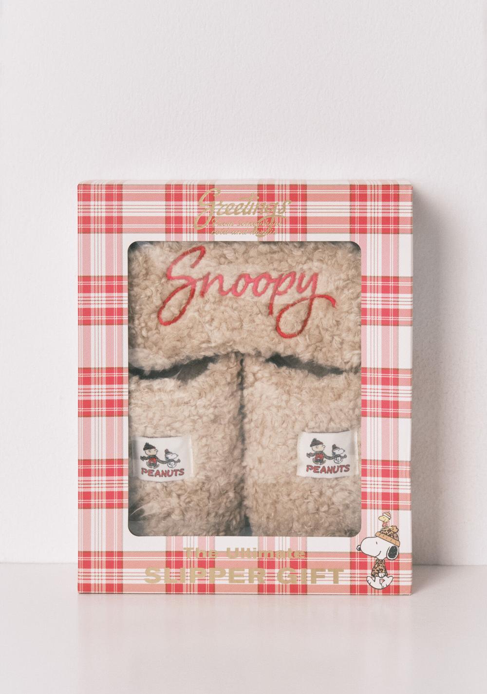 Pantuflas de Borrego de Snoopy y Antifaz Women Secret