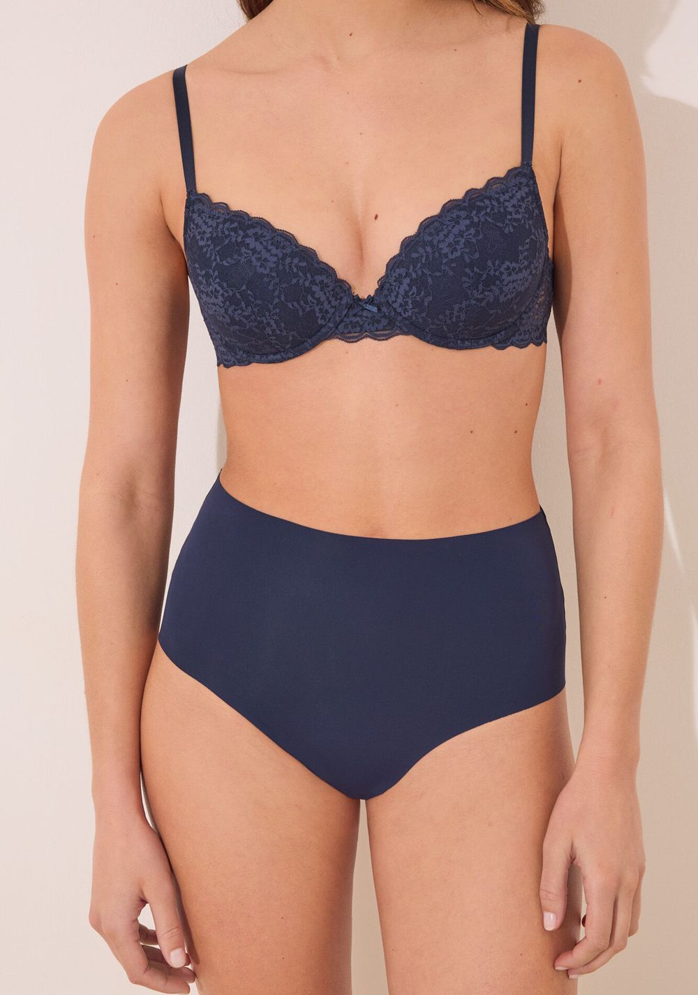 Panty Alta Microfibra Oscuro Women Secret