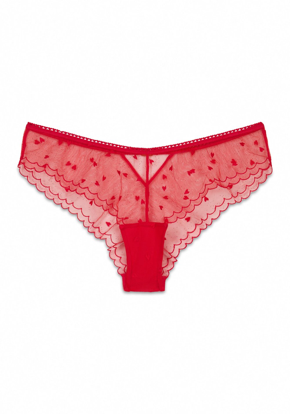 Panty Brasileña Ancho de Tul Bordado Women Secret