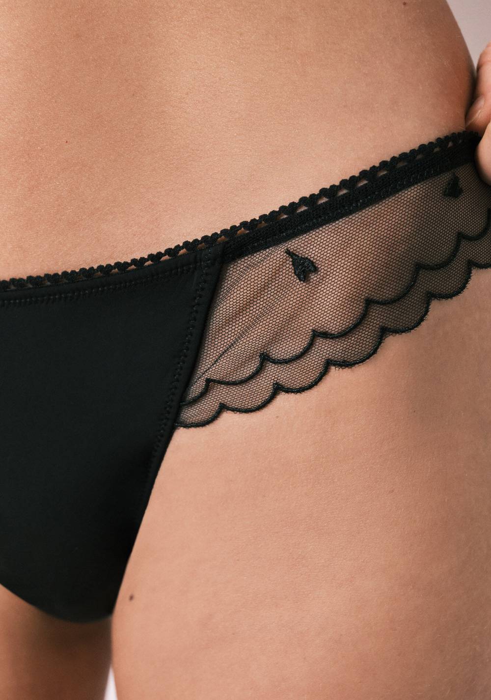 Panty Brasileña Bordado de Tul Women Secret