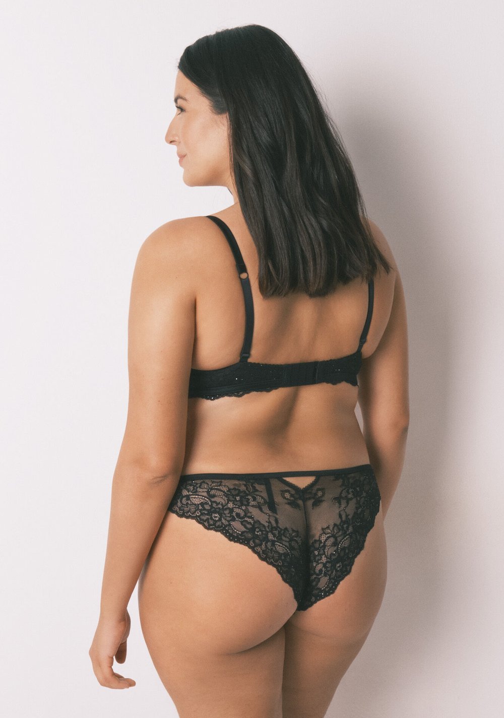 Panty Clásica Encaje Brillo Women Secret