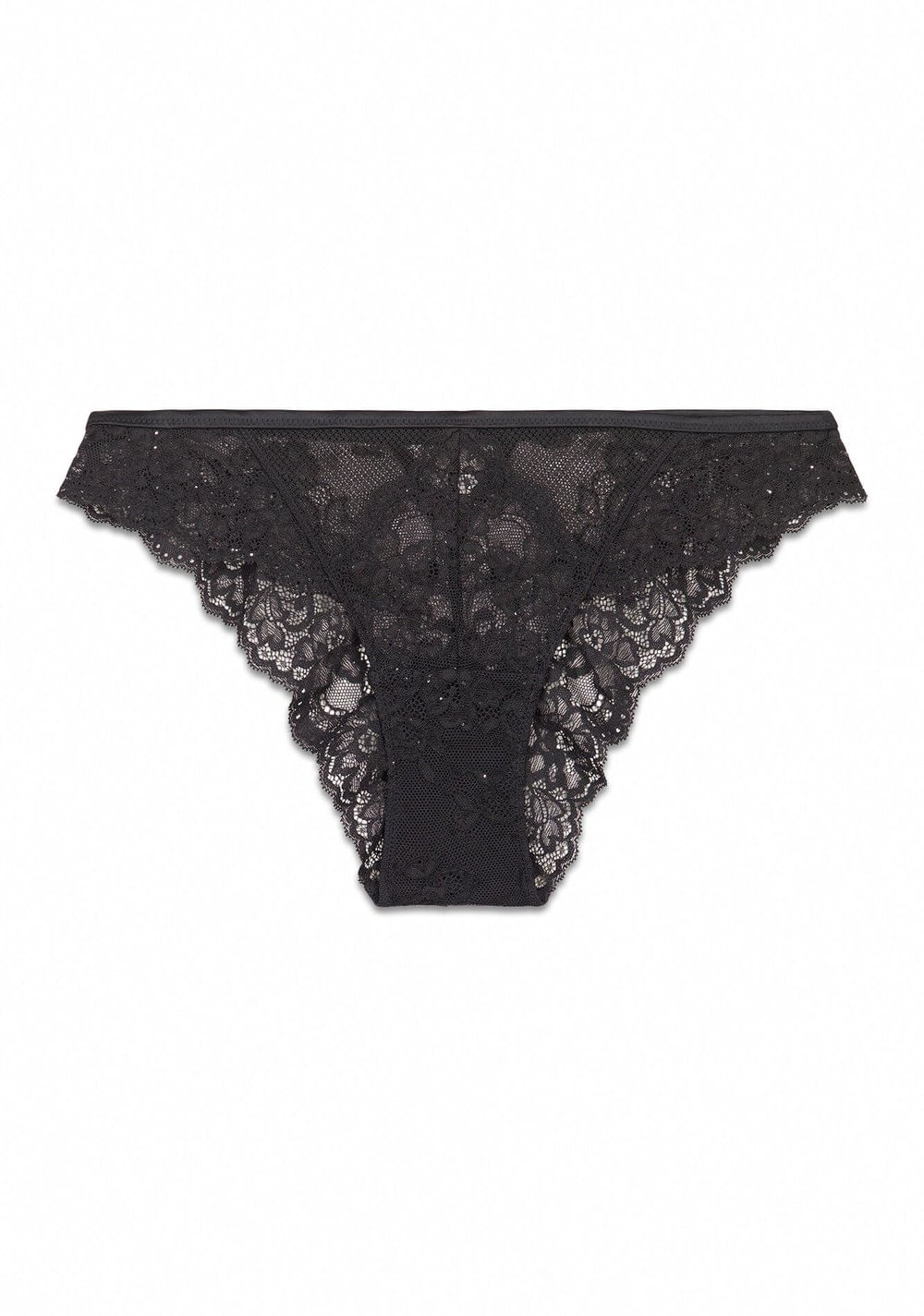 Panty Clásica Encaje Brillo Women Secret
