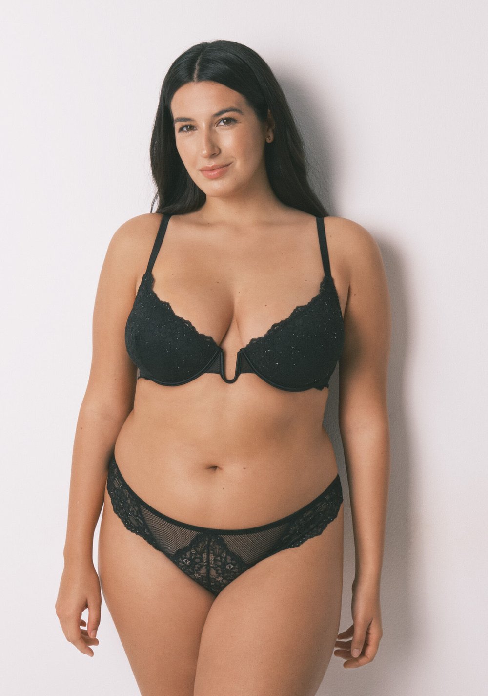 Panty Clásica Encaje Brillo Women Secret