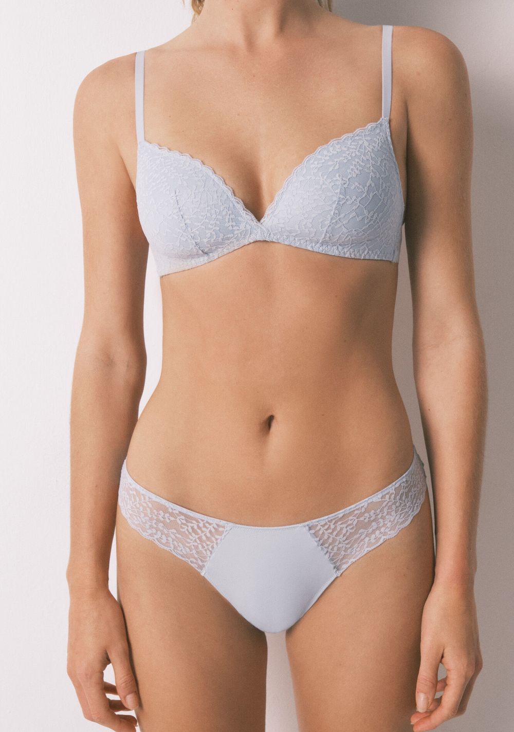 Panty Clásica Microfibra y Encaje Women Secret