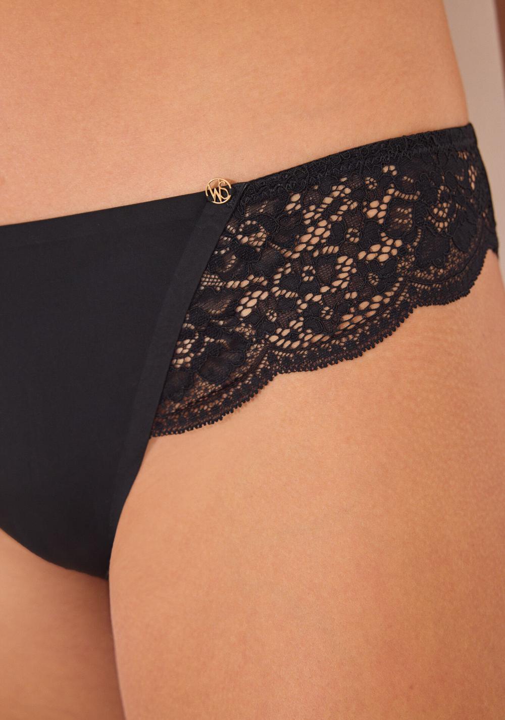 Panty Clásica Microfibra y Encaje Women Secret