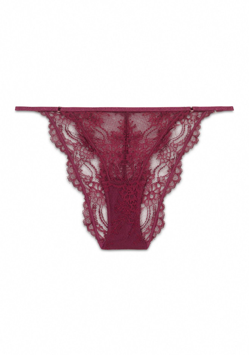 Panty Clásica con Tiras de Encaje Women Secret