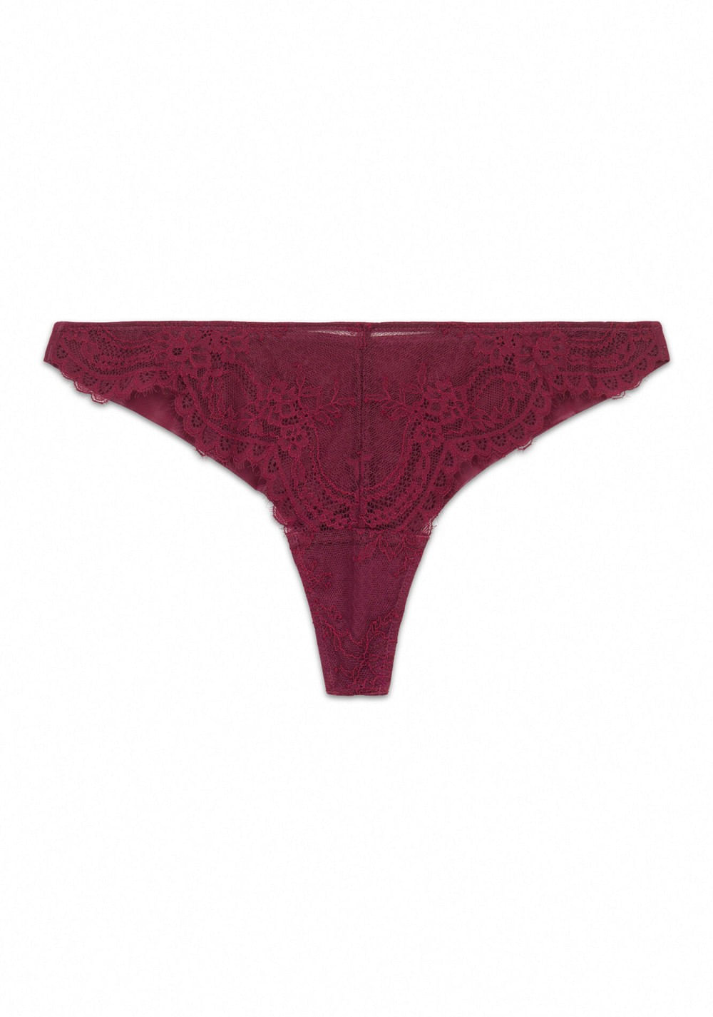 Panty de Encaje y Tul Women Secret