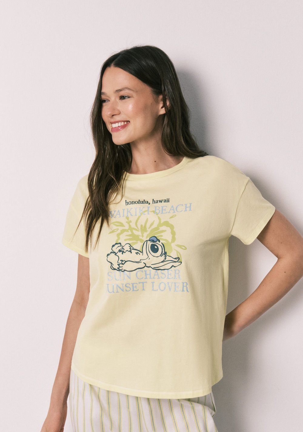 Pijama Capri de Manga Corta Stitch Women Secret