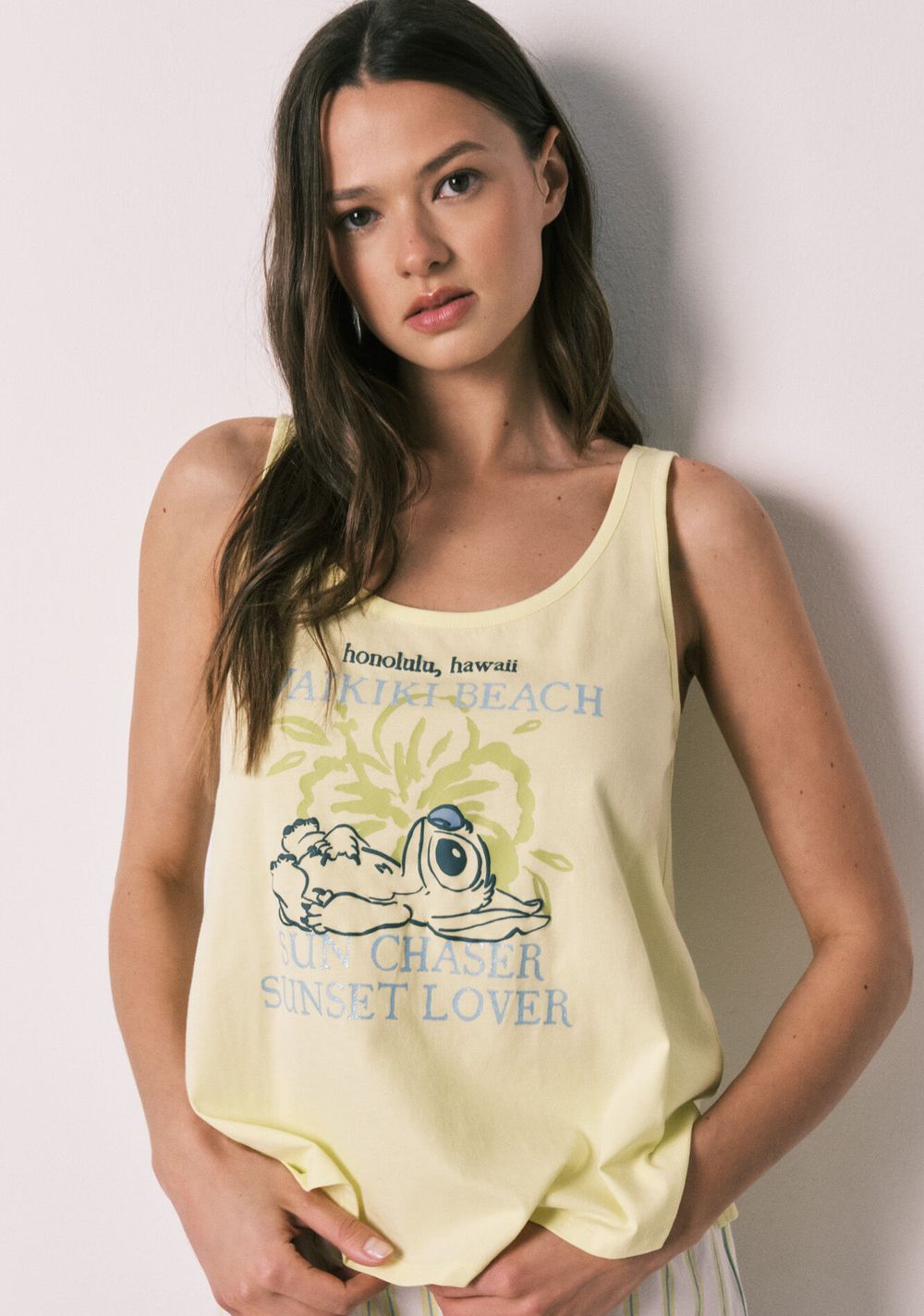 Pijama Corta Tirantes Stitch Women Secret