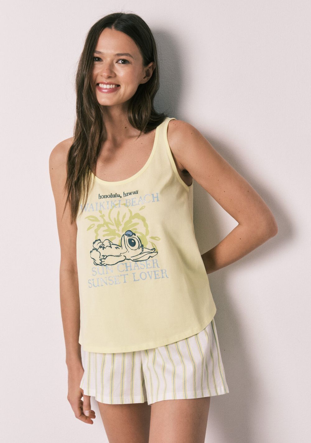 Pijama Corta Tirantes Stitch Women Secret