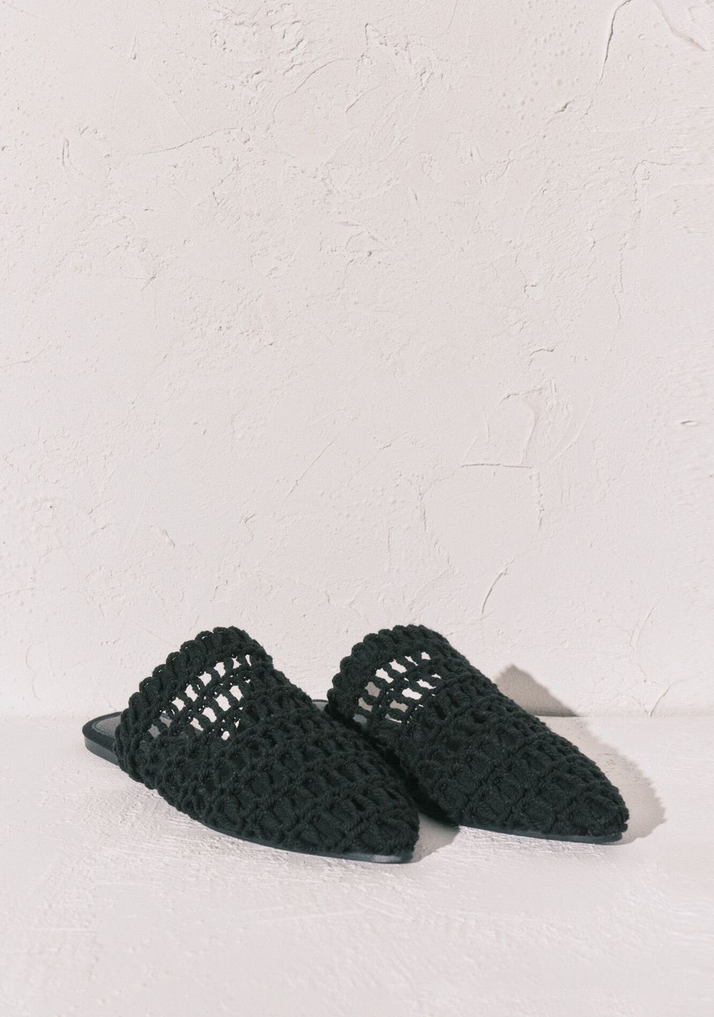 Sandalia Mule de Crochet Women Secret para Mujer Negra - Vista 2