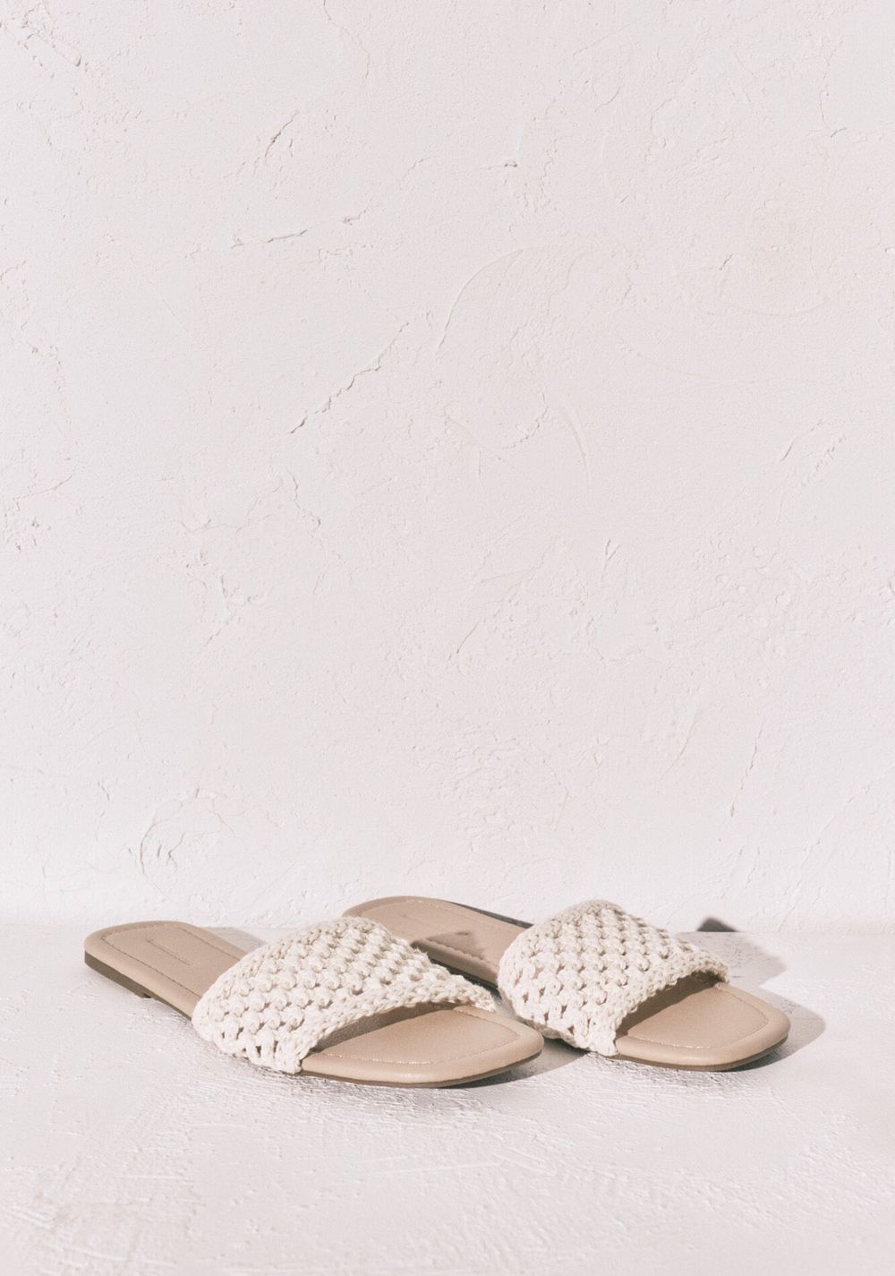 Sandalias de Pala de Crochet Women Secret para Mujer Blancas - Vista 2
