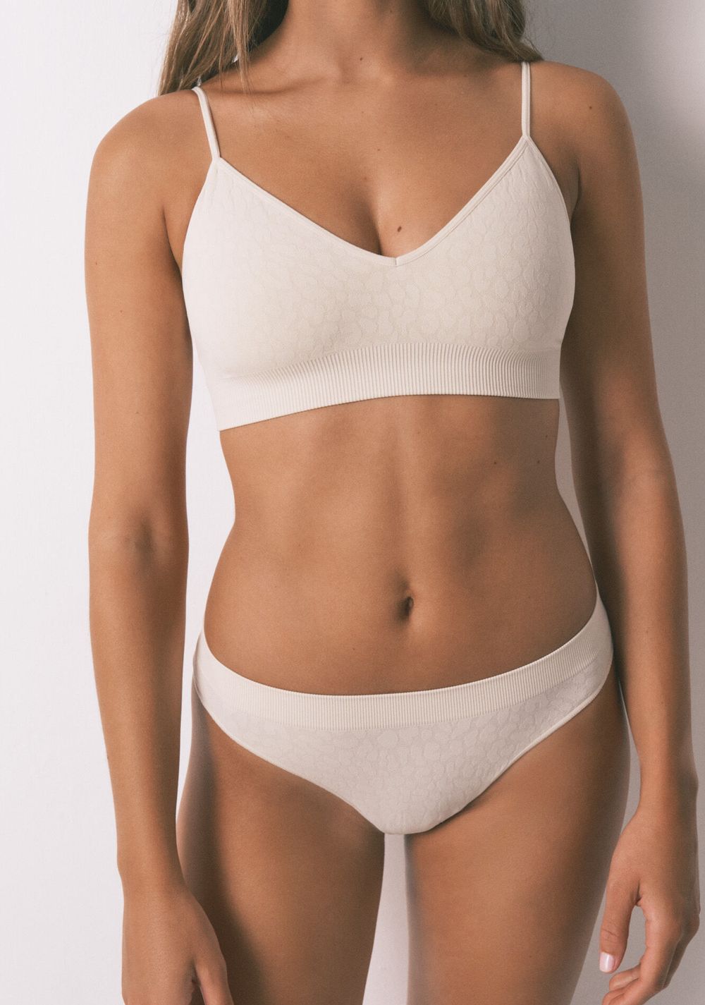 Tanga sin Costuras con Estampado Animal Print Women Secret