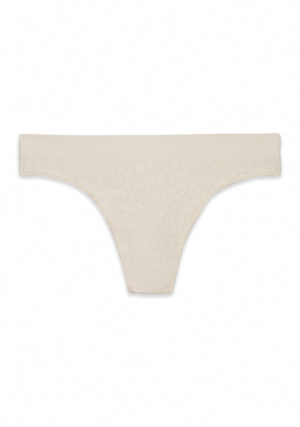 Tanga sin Costuras con Estampado Animal Print Women Secret