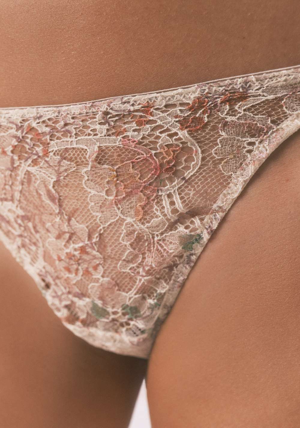 Tanga de Encaje con Estampado Women Secret