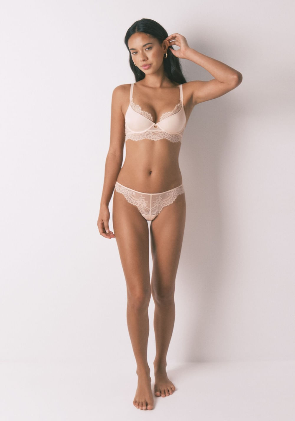 Tanga de Encaje de Tul Women Secret