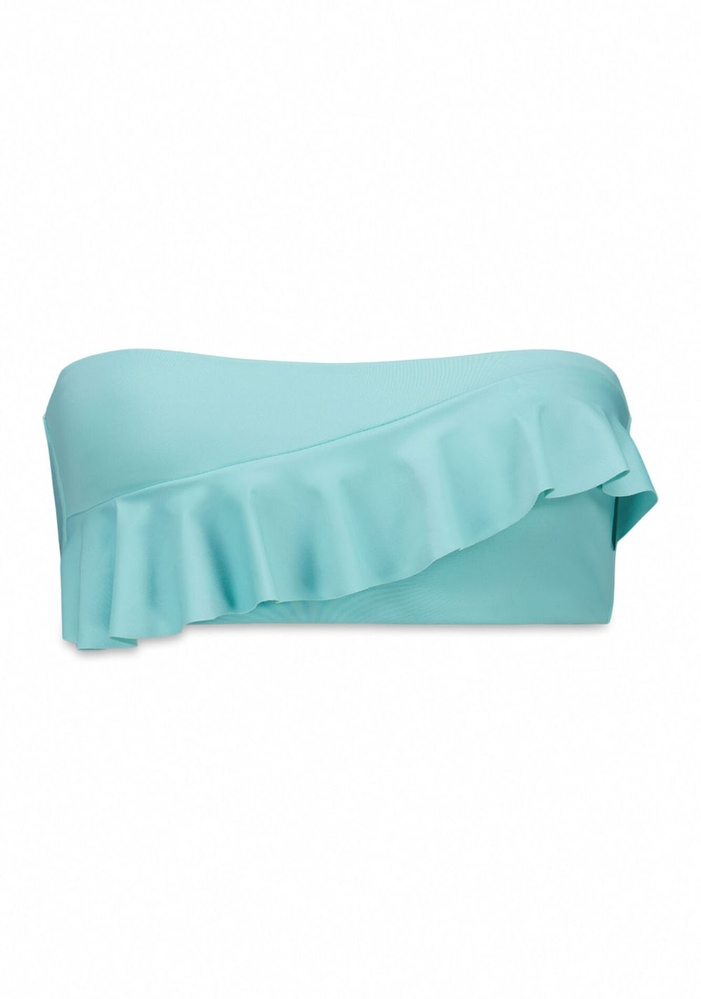 Top de Baño Bandeau con Relleno y Volantes Women Secret