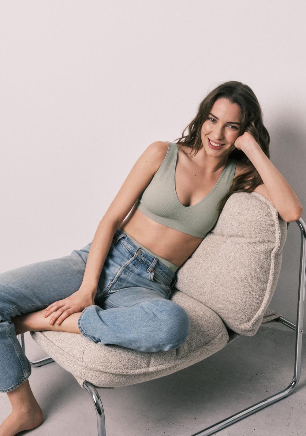 Top Cuello Halter Liso Corte Limpio Women Secret