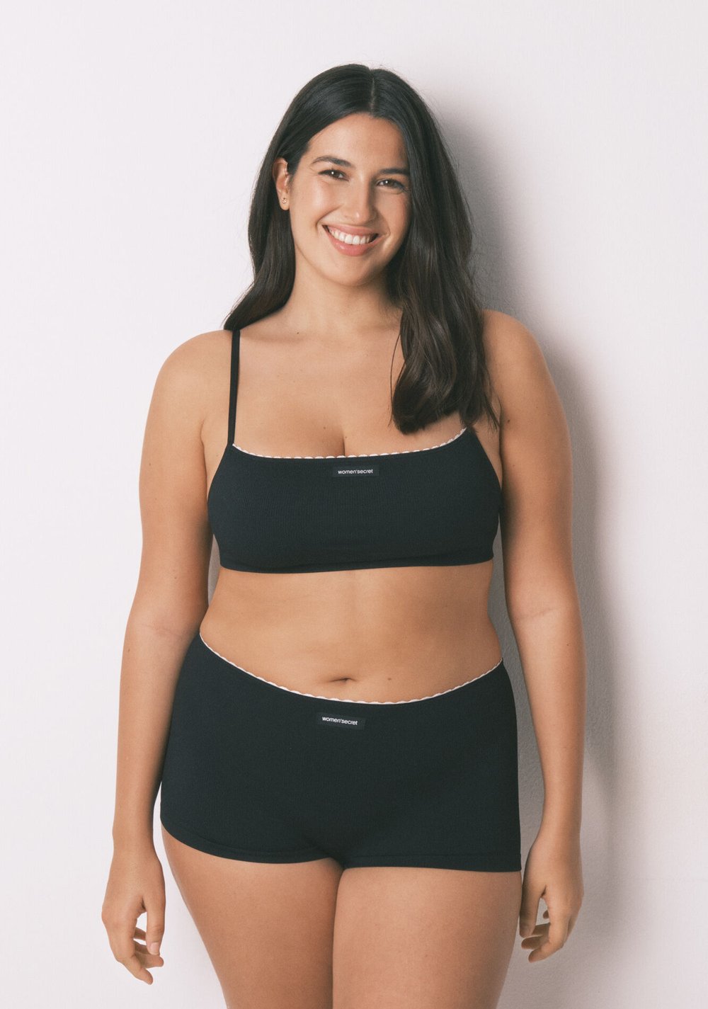 Top Recto sin Costuras Acanalado Women Secret